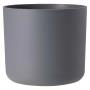 Vaso West Garden Cachepot Capri 14x13cm Cinza Unidade