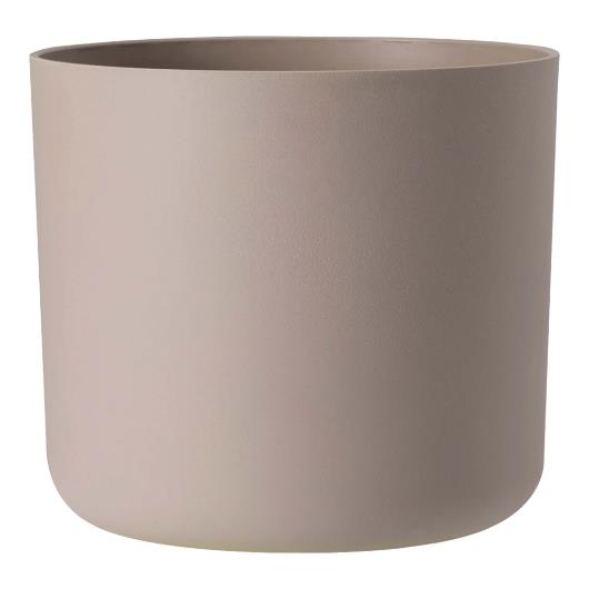 Vaso West Garden Capri Cachepot Nude 14x13cm Unidade - Imagem em destaque