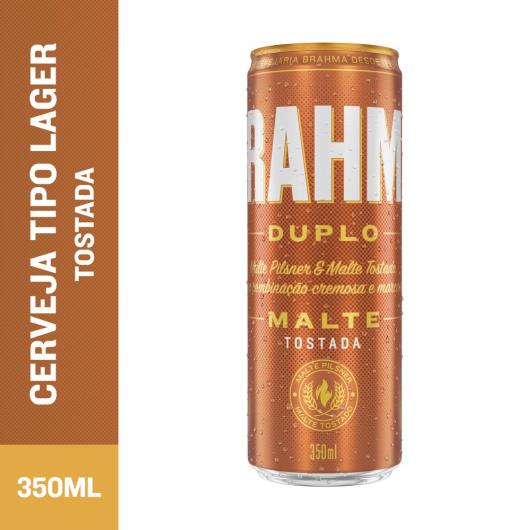 Cerveja Pilsner Duplo Malte Tostada Brahma Lata 350ml - Imagem em destaque