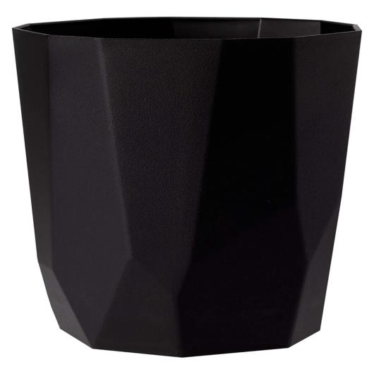 Vaso West Garden Diamante Cachepot Preto Unidade - Imagem em destaque