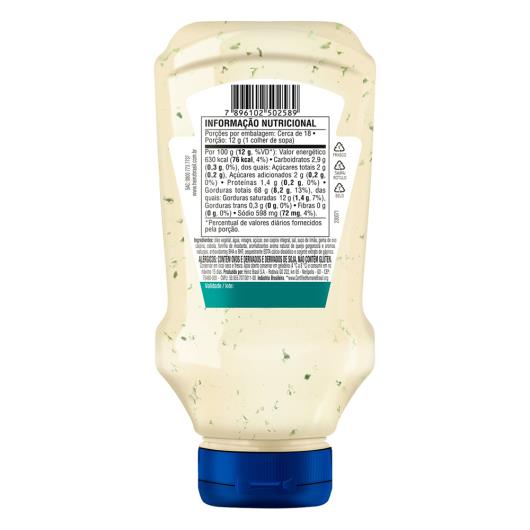 Maionese Queijo Gorgonzola Heinz Squeeze 215g - Imagem em destaque