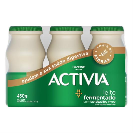 Pack Leite Fermentado Desnatado Baunilha Activia Frasco 450g 6 Unidades - Imagem em destaque