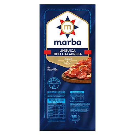 Linguiça defumada tipo calabresa Marba 400g - Imagem em destaque