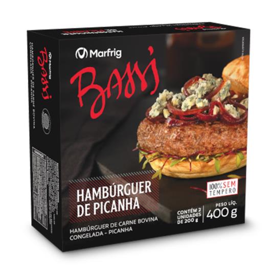 Hambúrguer Picanha Bassi 400g - Imagem em destaque