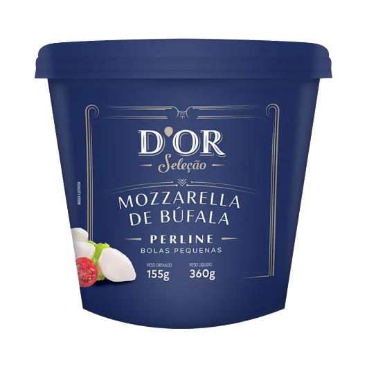 Queijo D'or Seleção Mozzarella de Búfala Perline Pote 155g - Imagem em destaque