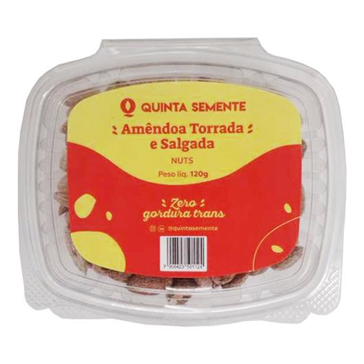 Amêndoa Quinta Semente Torrada e Salgada 120g - Imagem em destaque
