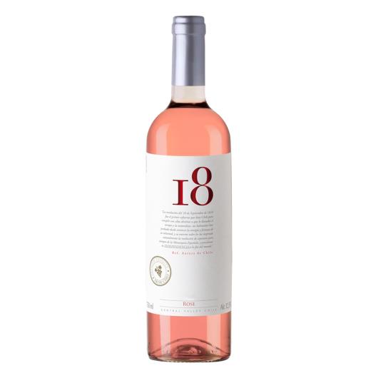 Vinho Chileno Rosé Seco 18 Central Valley Garrafa 750ml - Imagem em destaque