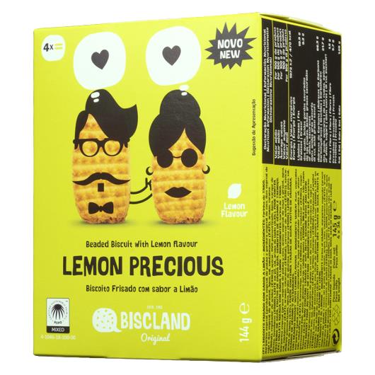 Biscoito Biscland Lemon Precious 144g - Imagem em destaque