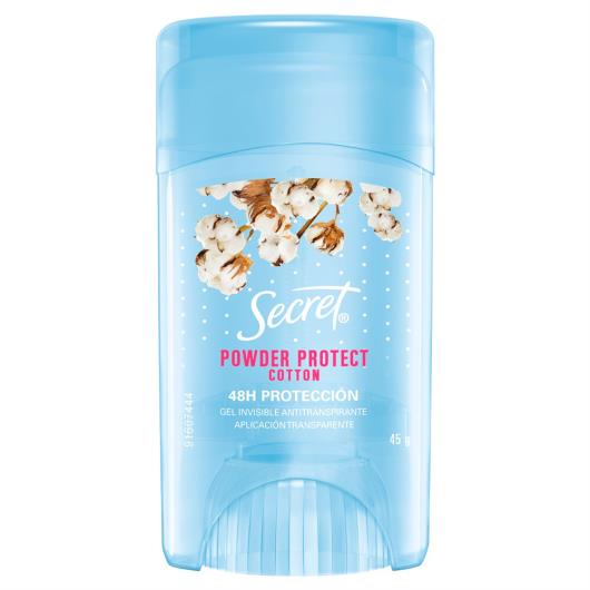 Antitranspirante Gel Powder Protect Cotton Secret 45g - Imagem em destaque