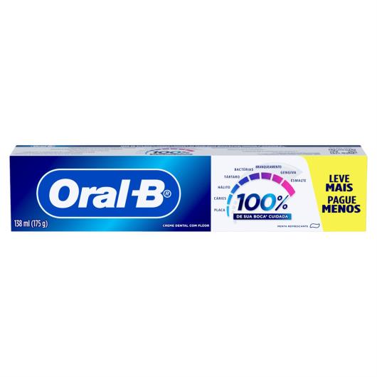 Creme Dental Menta Refrescante Oral-B Caixa 175g Leve Mais Pague Menos - Imagem em destaque