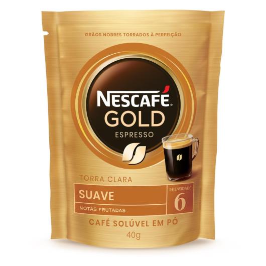 Café Solúvel NESCAFE GOLD Intensidade 6 Sachet 40g - Imagem em destaque