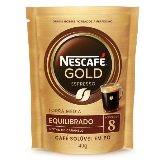 Café Solúvel NESCAFE GOLD Intensidade 8 Sachet 40g - Imagem em destaque