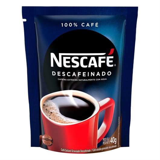 Café Solúvel Granulado Descafeinado Nescafé Sachê 40g - Imagem em destaque
