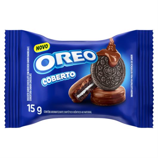 Biscoito e Cobertura Chocolate Recheio Baunilha Oreo Pacote 105g - Imagem em destaque