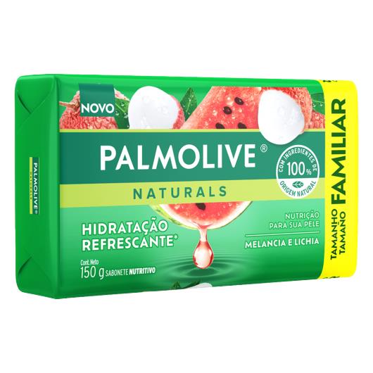 Sabonete Barra Hidratação Refrescante Melancia e Lichia Palmolive Naturals Envoltório 150g Tamanho Familiar - Imagem em destaque