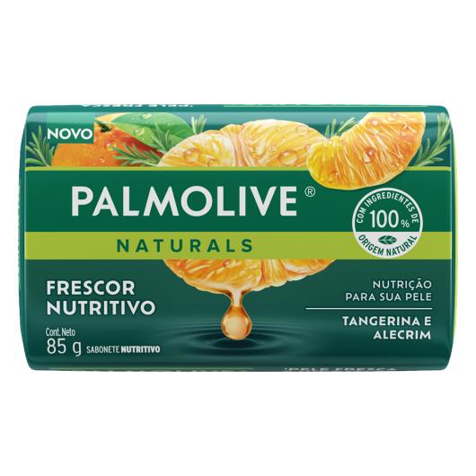 Sabonete Barra Frescor Nutritivo Tangerina e Alecrim Palmolive Naturals Envoltório 85g - Imagem em destaque