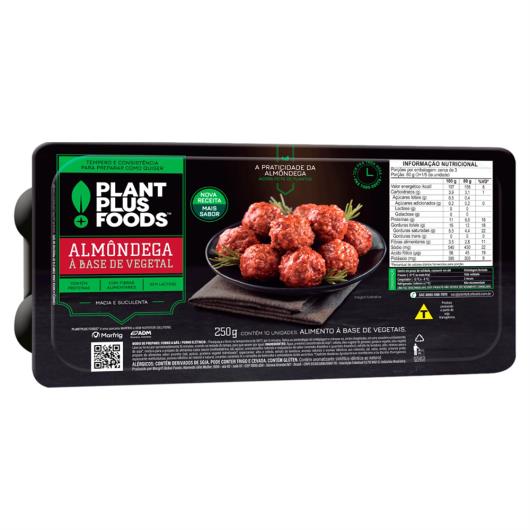 Almôndega Vegetal Plantplus Foods Bandeja 250g 10 Unidades - Imagem em destaque