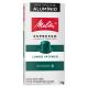 Café em Cápsula Torrado e Moído Lungo Espresso Intenso Melitta Caixa 52g 10 Unidades - Imagem 7896348301090-01.png em miniatúra