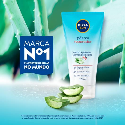 Pós-Sol Gel Reparador Nivea Sun Bisnaga 175ml - Imagem em destaque