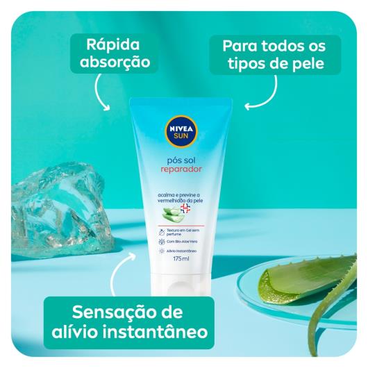 Pós-Sol Gel Reparador Nivea Sun Bisnaga 175ml - Imagem em destaque