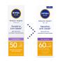 Protetor Solar Facial Sensitive Anti-Idade FPS 60 Nivea Sun Beauty Expert Caixa 50g