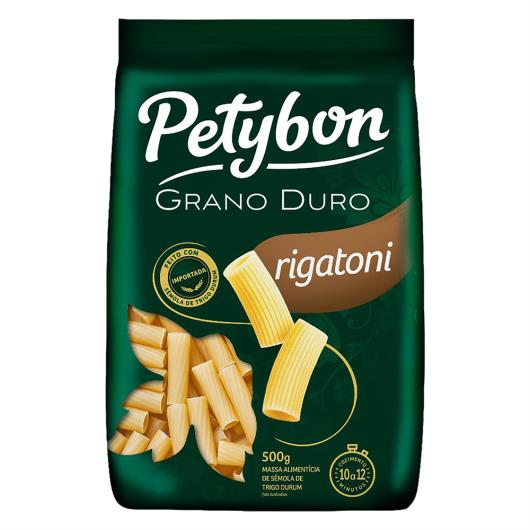 Macarrão de Sêmola de Trigo Grano Duro Rigatoni Petybon Pacote 500g - Imagem em destaque