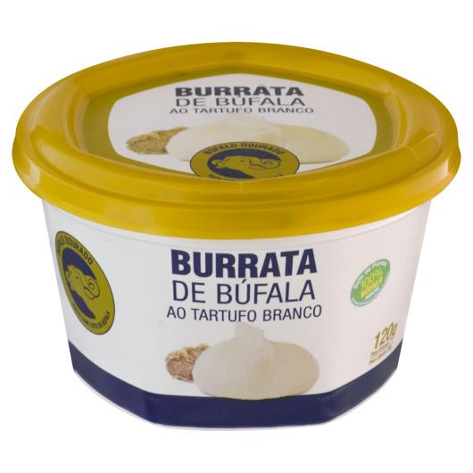 Queijo Burrata de Búfala Tartufo Branco Búfalo Dourado 120g - Imagem em destaque