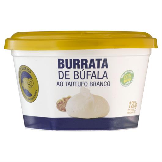 Queijo Burrata de Búfala Tartufo Branco Búfalo Dourado 120g - Imagem em destaque