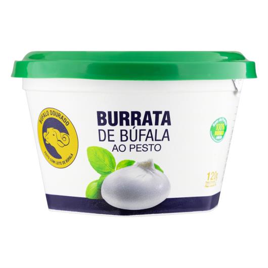 Queijo Burrata de Búfala ao Pesto Búfalo Dourado 120g - Imagem em destaque