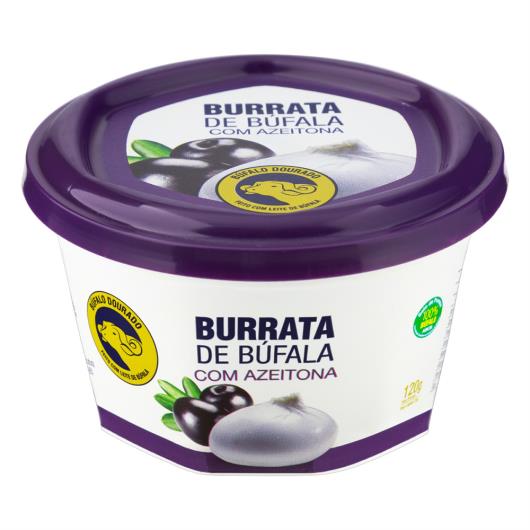 Queijo Burrata de Búfala com Azeitona Búfalo Dourado 120g - Imagem em destaque