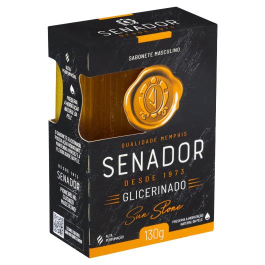 Sabonete Barra Glicerinado Senador Sun Stone Caixa 130g - Imagem em destaque