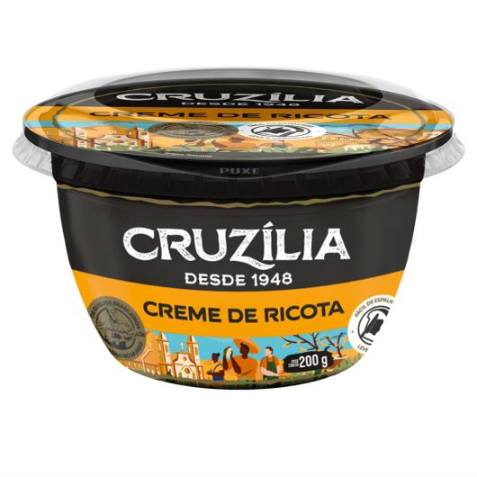 Creme de Queijo Ricota Cruzília Pote 200g - Imagem em destaque