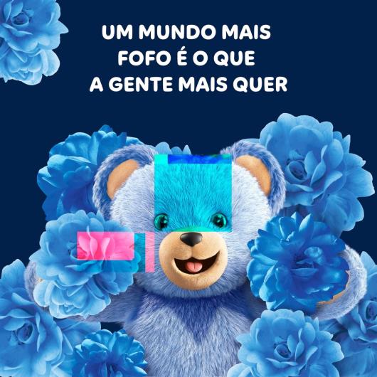 Amaciante de Roupa Concentrado Azul Tudão Fofo Frasco 500ml - Imagem em destaque