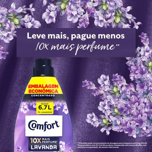 Amaciante de Roupa Concentrado Lavanda Comfort Frasco 1,5l Embalagem Econômica - Imagem em destaque