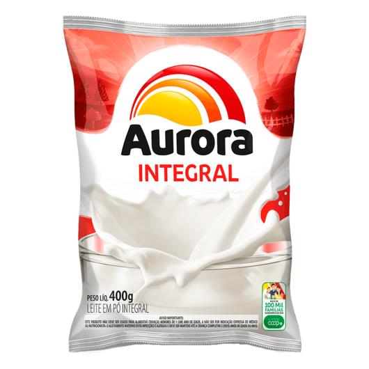 Leite em pó Integral Aurora 400g - Imagem em destaque