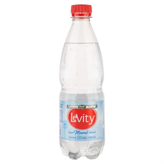 Água Mineral Natural com Gás Levity Garrafa 510ml - Imagem em destaque