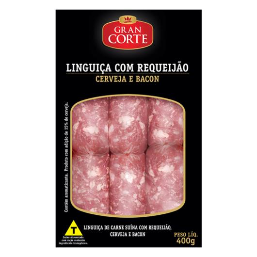 Linguiça com Requeijão, Cerveja e Bacon Gran Corte 400g - Imagem em destaque