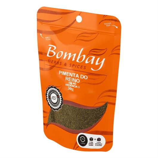 Pimenta-do-Reino Pó Bombay Herbs & Spices Pouch 30g - Imagem em destaque