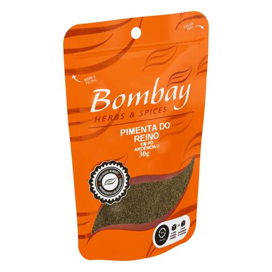 Pimenta-do-Reino Pó Bombay Herbs & Spices Pouch 30g - Imagem em destaque