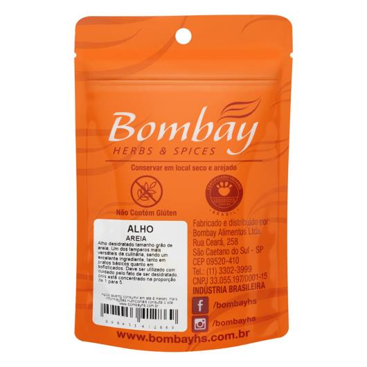 Alho Areia Desidratado Bombay Herbs & Spices Pouch 50g - Imagem em destaque
