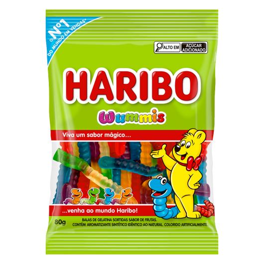 Bala de Gelatina Frutas Wummis Haribo Pacote 80g - Imagem em destaque