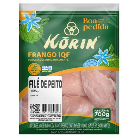 Filé de Peito de Frango Congelado Korin Boa Pedida 700g - Imagem em destaque