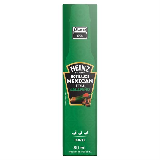 Molho de Pimenta Jalapeño Forte Heinz Mexican Style Frasco 80ml - Imagem em destaque