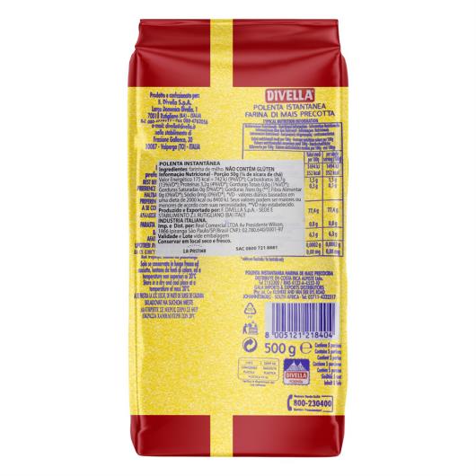 Polenta Instantânea Divella Pacote 500g - Imagem em destaque