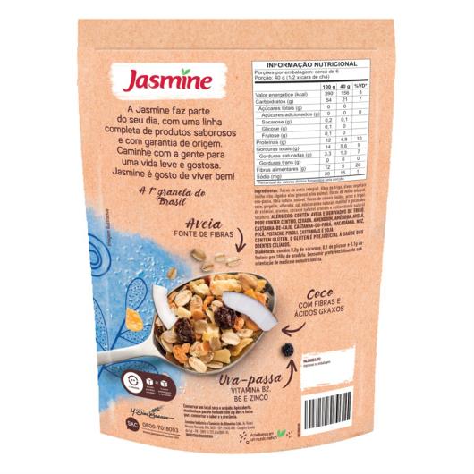 Granola Tradicional Zero Açúcar Jasmine Pouch 250g - Imagem em destaque