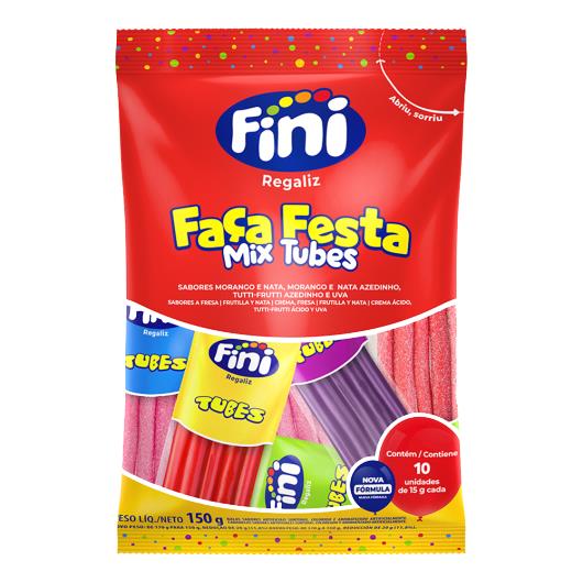 Tubes Faça Festa Mix com 10 pacotes de 15g cada 150g - Imagem em destaque