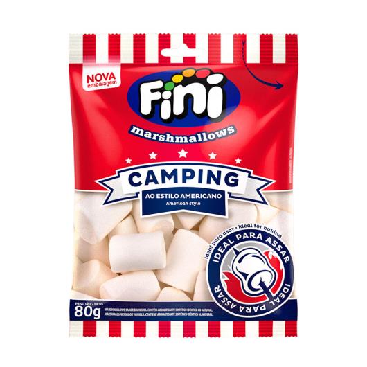 Marshmallows Fini Camping Para Assar 80g - Imagem em destaque