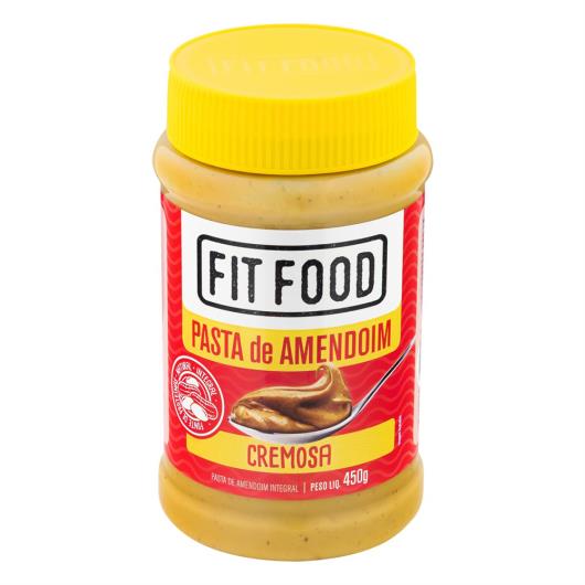 Pasta de Amendoim Cremosa Integral Fit Food Pote 450g - Imagem em destaque