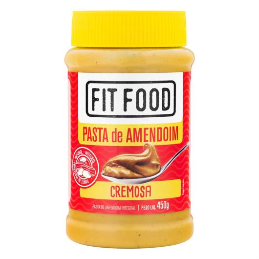 Pasta de Amendoim Cremosa Integral Fit Food Pote 450g - Imagem em destaque