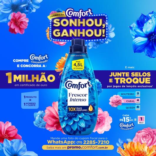 Amaciante Concentrado Comfort Frescor Intenso 1,8L - Imagem em destaque